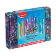MAPED Kit de coloriage Glittering COLOR'PEPS, 31 pièces