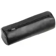 Alassio Trousse ronde XXL, en cuir, noir