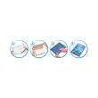 HERMA Couvre-livre, (H)267 x (L)540 mm, transparent