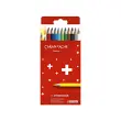 CARAN D'ACHE Crayons de couleur Swisscolor,étui carton de 12