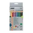 LAMY Crayon de couleur triangulaire plus, étui carton de 12
