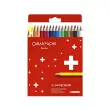 Crayons de couleur Swisscolor - étui carton de 18 - Caran d'Ache