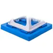 Plaque de stabilisation pour vérins bleu jeu de 4 - Cartrend