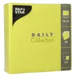 Serviettes, 320 x 320 mm, 3 couches, jaune - Papstar