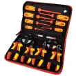 Pochette avec kit d'outils VDE, 14 pi&egrave;ces - Br&uuml;der mannesmann 