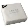 Serviette, 330 x 330 mm, 1 couche, blanc - Papstar
