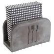 Support de serviettes papier ELEMENT, béton, gris - Aps