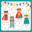Serviette à motif 'Super Héros', 330 x 330 mm - Papstar