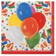 Serviettes à motifs 'Lucky Balloons', 330 x 300 mm - Papstar