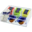 Boîte à thé & infusion/Multibox,en plastique transparent - Aps
