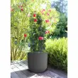 Bac à plantes BASALT UP, rond, 385 mm, anthracite - Eda Fontaine