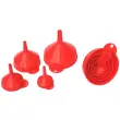 Set d'entonnoir, 4 pi&egrave;ces : 30 ml/ 78 ml/ 184 ml/ 286 ml - Iwh 
