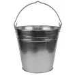 Seau en zinc, 5 litres, argent - Bradas