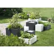 Cube à plantes Schio Cubo 40, smoke - Tera
