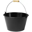 Seau, 15,5 litres, plastique, noir - Eda Fontaine
