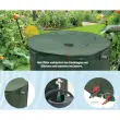 Citerne RÉCUP'O, diamètre: 600 mm, 250 litres, vert - Eda Fontaine