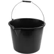 Seau avec bec verseur, 12 litres, PP, noir - Bradas 