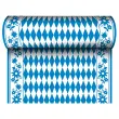 Chemin de table 'Bleu/Blanc', (l)400 x (L)24 m - Papstar