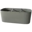 Jardinière 'Kos', largeur: 780 mm, fog grey - Tera