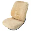 Housse de si&egrave;ge en fourrure d'agneau - Beige - IWH 