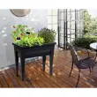 Jardini&egrave;re 'VEG&Table' City, anthracite - Eda Fontaine 