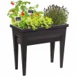 Jardini&egrave;re 'VEG&Table' City, anthracite - Eda Fontaine 