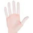 Doigtier nitrile, sans poudre, L, blanc - Hygostar 