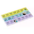 Pilulier semainier, pour 7 jours, 3 cases, multicolore - Haro