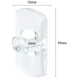 Clip décoratif, plastique, taille XS, transparent - Command