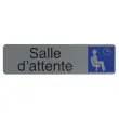 Plaque de signalisation 'Salle d'attente' - Exacompta