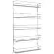 Étagère à épices Pepito 4, 4 niveaux, argent - Metaltex