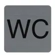 Plaque de signalisation 'WC' - Exacompta 