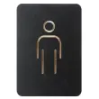 Pictogramme 'WC femmes', noir - Europel