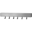 Barre magnétique Metallika, avec crochets, inox - Metaltex