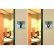 Pictogramme PICTO 'WC Femmes', carré, en acier - Durable
