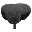 Couvre-selle de vélo, réversible, gris/noir - Fischer