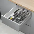 Organiseur de tiroir Multi-Fit, ABS, gris - Metaltex 