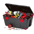 Bo&icirc;te de rangement TRAFIC, 200 litres, noir/rouge - Eda Fontaine 