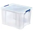 Boîte de rangement ProStore, 36 litres, transparent - Fellowes