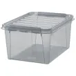 Bo&icirc;te de rangement COLOUR - 31 L - Gris - Smartstore 
