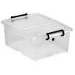 Boîte de rangement strata, s'ouvrant sur le côté, 20 L - Cep