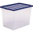 Bo&icirc;te de rangement BANKERS BOX, 64 L, transparent - Fellowes 
