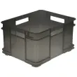 Caisse de rangement Euro-Box XXL Bruno - 28 L - Gris - Keeeper