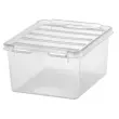 Boîte de rangement CLASSIC 2 L, clips noirs - Smartstore