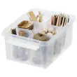 Bo&icirc;te de rangement CLASSIC 14 L + inserts, noir - Smartstore 