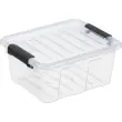Boîte de rangement HOME BOX, 2 L, gris translucide - Plast Team