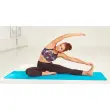Tapis de yoga BICOLOR, 4 mm, pétrole / anthracite - Schildkröt