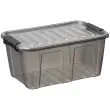 Bo&icirc;te de rangement HOME BOX, 8 L, transparent - Plast Team 