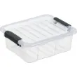 Bo&icirc;te de rangement HOME BOX, 3 L, transparent - Plast Team 