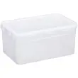 Bo&icirc;te de conservation Airtight, 2,0 litres, blanc - Plast Team 